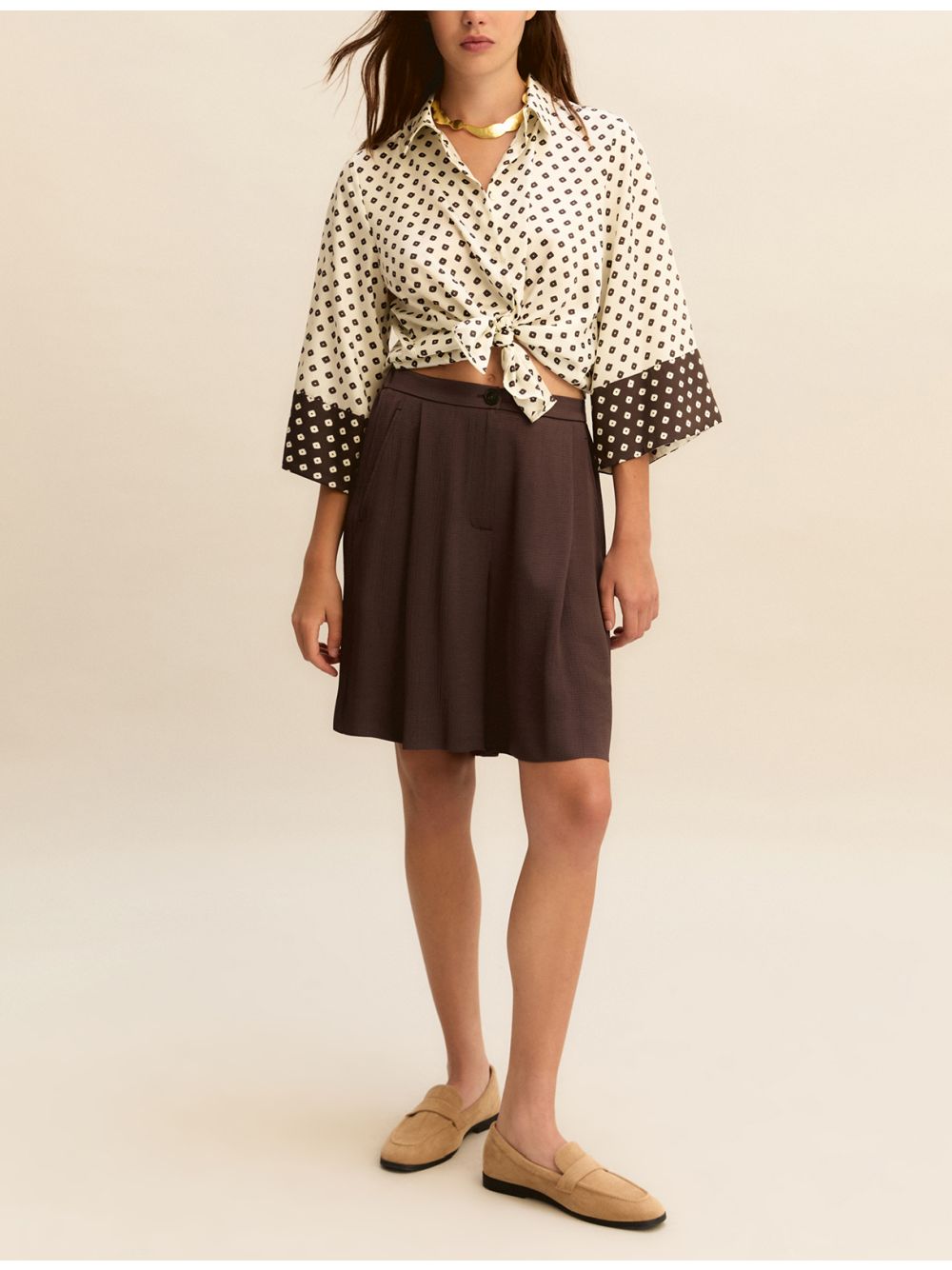Bermuda Emme Marella EMMLAMINE Donna - Marrone
