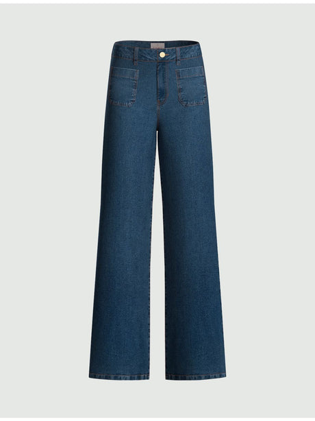 Pantalone Emme Marella EMMWIDEFLARE Donna - Blu