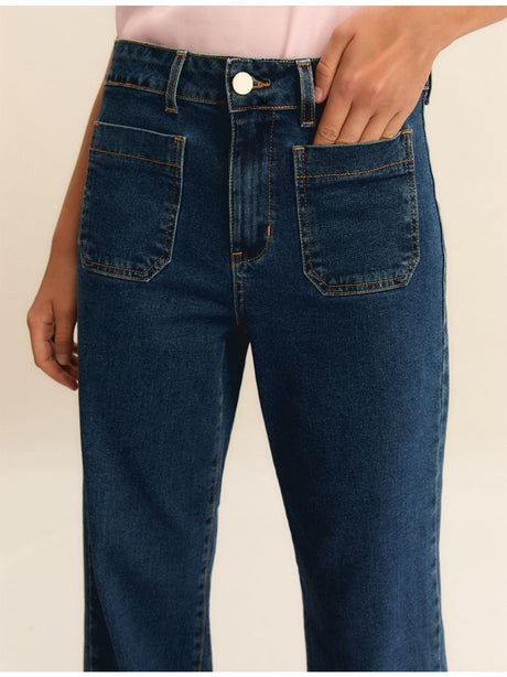 Pantalone Emme Marella EMMWIDEFLARE Donna - Blu