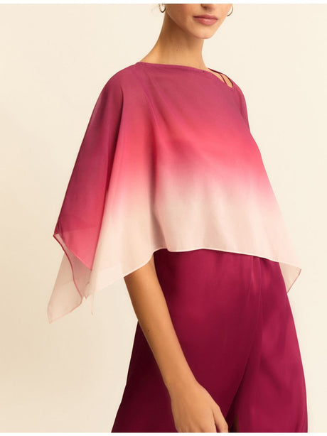 Poncho Emme Marella EMMOPEROSO Donna - Rosa
