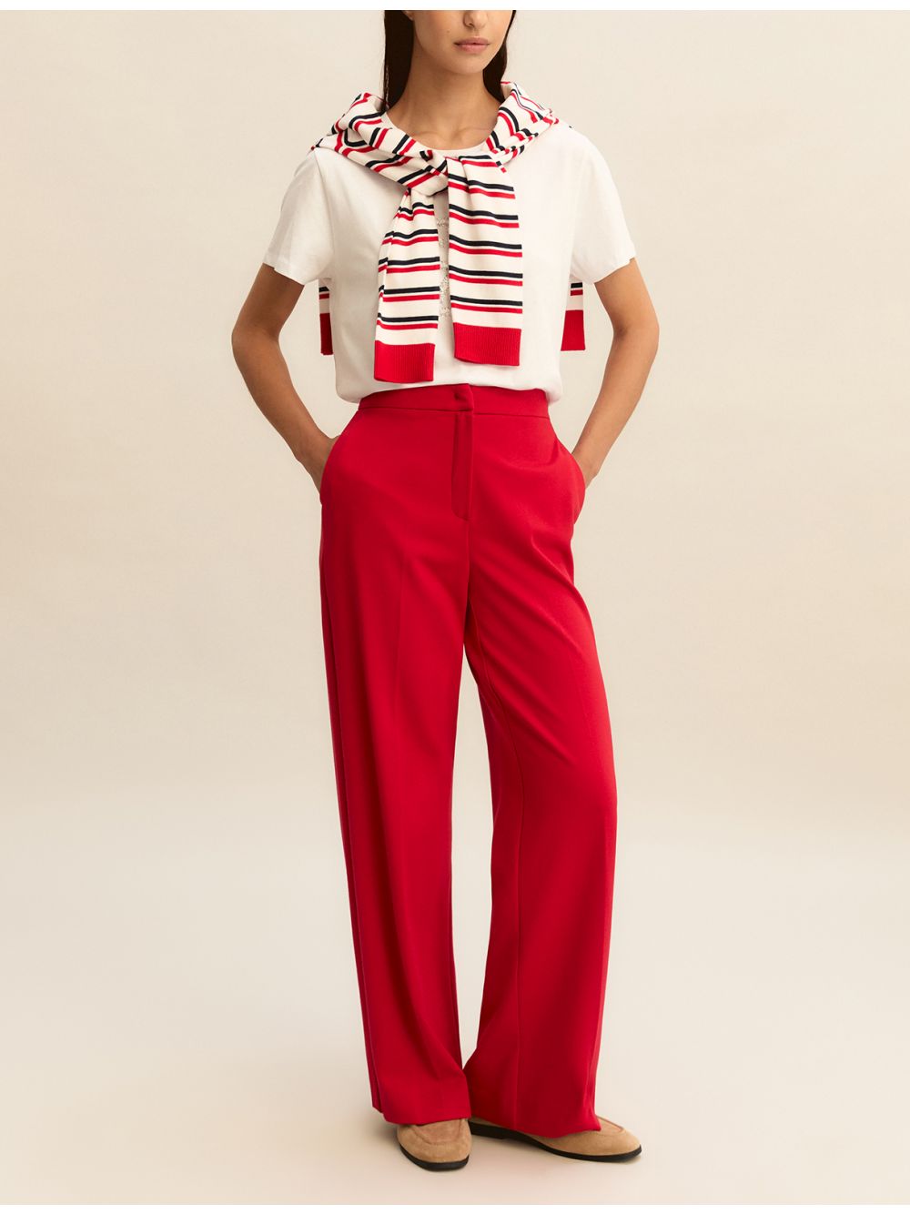 Pantalone Emme Marella EMMPALACE Donna - Rosso