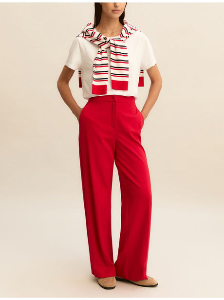 Pantalone Emme Marella EMMPALACE Donna - Rosso