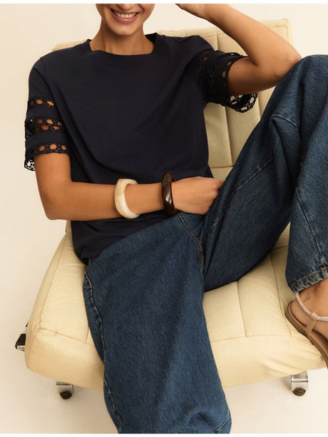 T-shirt Emme Marella EMMAPE Donna - Blu
