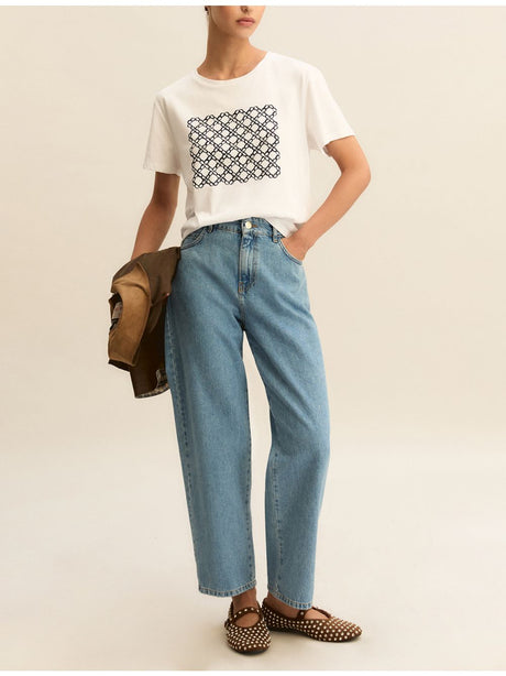 T-shirt Emme Marella EMMRACCONTO Donna - Blu