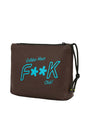 Borsa Pochette F**K Regular pochette - neoprene Unisex - Marrone