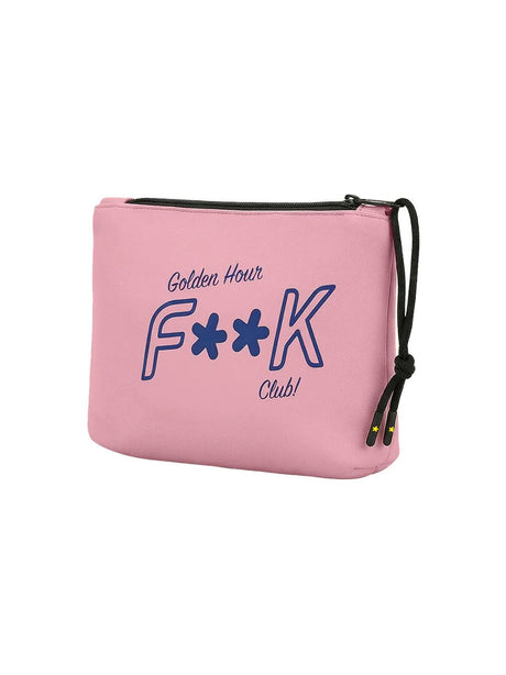 Borsa Pochette F**K Unisex - Rosa
