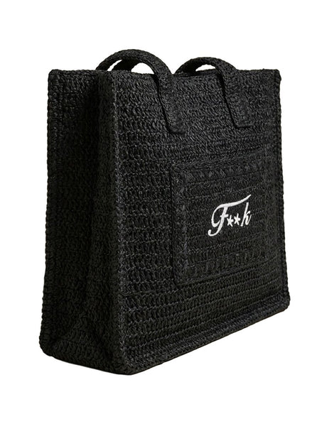 Borsa Mare F**K Tote bag Donna - Nero