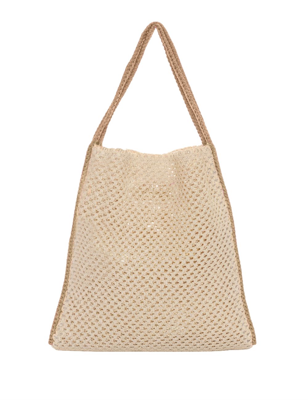 Borsa Mare F**K Tote bag Donna - Beige