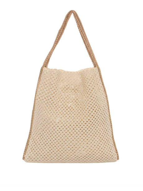 Borsa Mare F**K Tote bag Donna - Beige