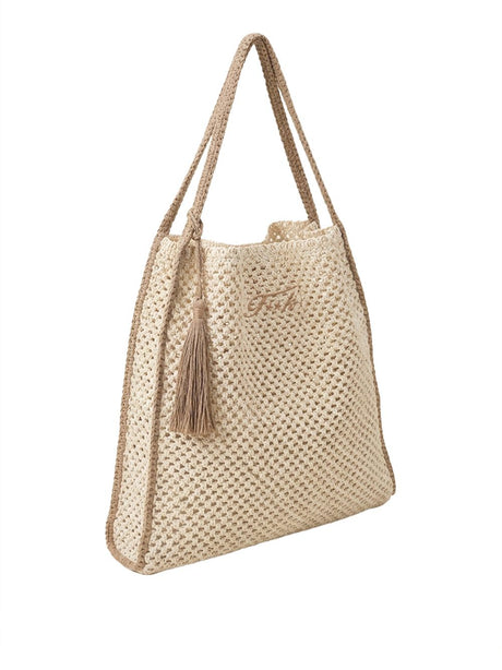 Borsa Mare F**K Tote bag Donna - Beige