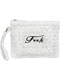 Borsa Pochette F**K Mini Donna - Bianco