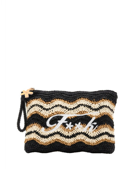 Borsa Pochette F**K Mini pochette Donna - Nero