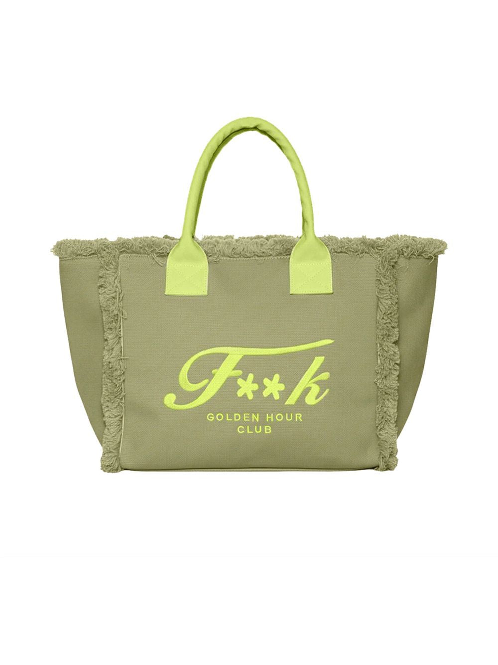 Borsa Mare F**K Maxi Donna - Verde