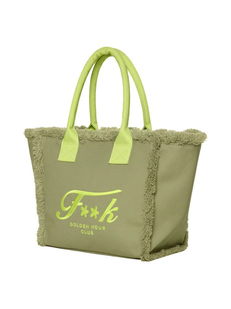 Borsa Mare F**K Maxi Donna - Verde