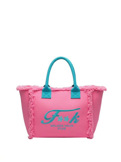 Borsa Mare F**K Maxi bag Donna - Rosa