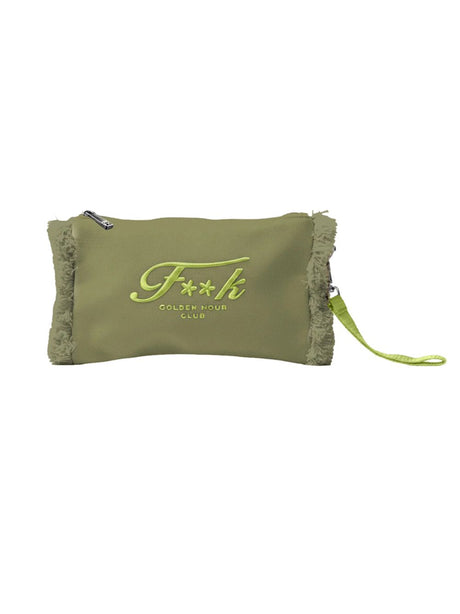Borsa Pochette F**K Donna - Verde