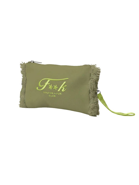 Borsa Pochette F**K Donna - Verde