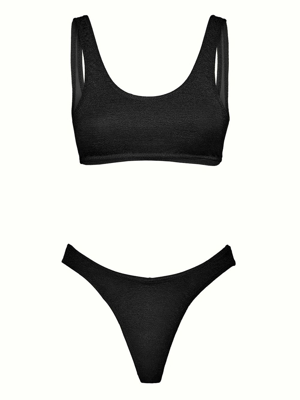 Costume F**K Top fisso - Americano fisso Donna - Nero