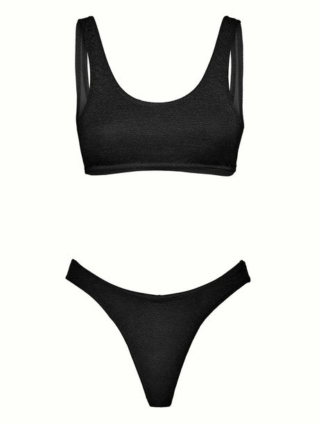Costume F**K Top fisso - Americano fisso Donna - Nero