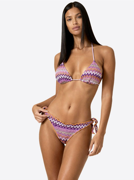 Costume F**K Triangolo - Slip regolabile Donna - Multicolore