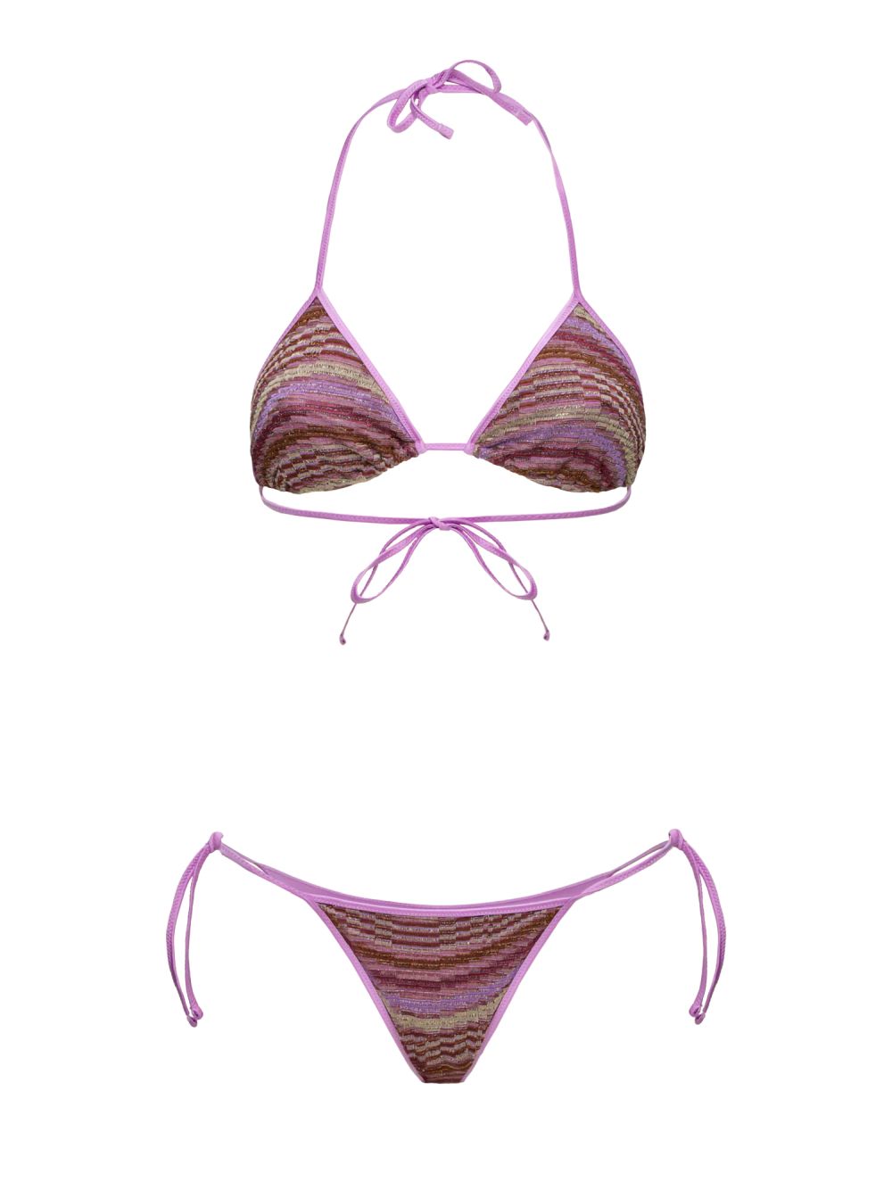 Costume F**K Triangolo - Slip regolabile Donna - Multicolore