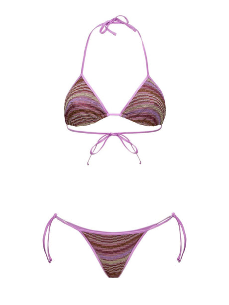 Costume F**K Triangolo - Slip regolabile Donna - Multicolore