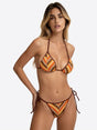 Costume F**K Tringolo alto - Slip regolabile Donna - Marrone