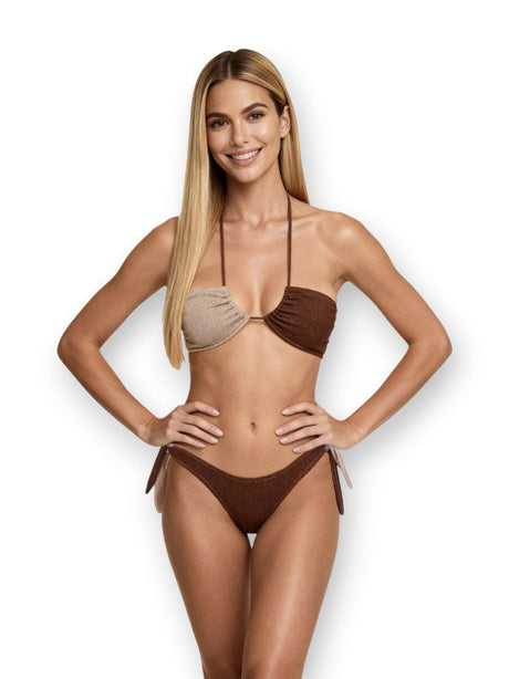 Costume F**K Fascia - Americano regolabile Donna - Marrone