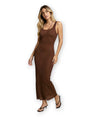 Copricostume F**K lungo Donna - Marrone