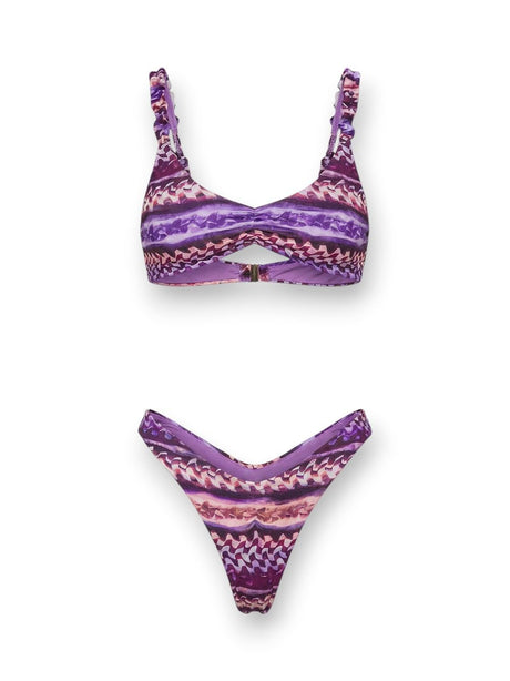 Costume F**K Top fisso - Americano fisso Donna - Multicolore