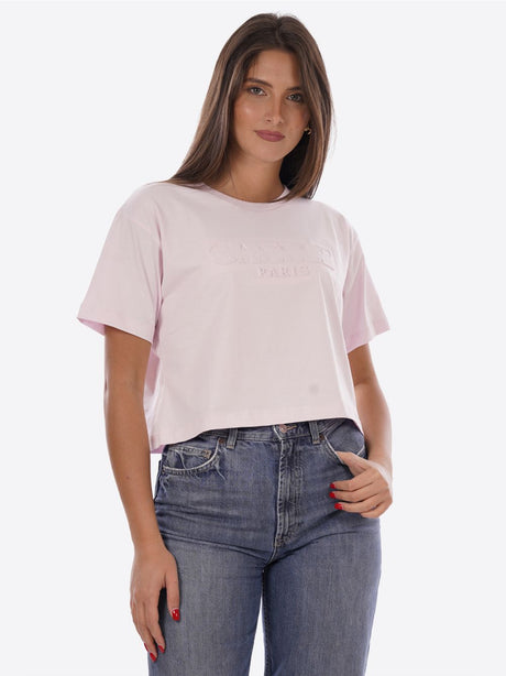 T-shirt Gaelle CROP PARICOLLO Donna - Rosa