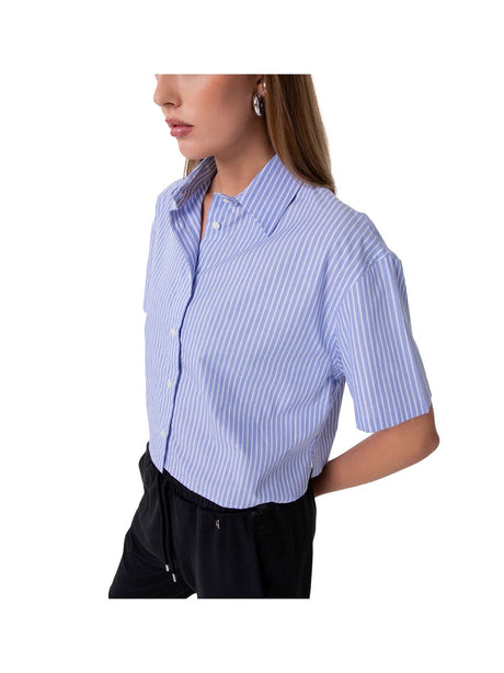 Camicia Gaelle M/C Donna - Azzurro