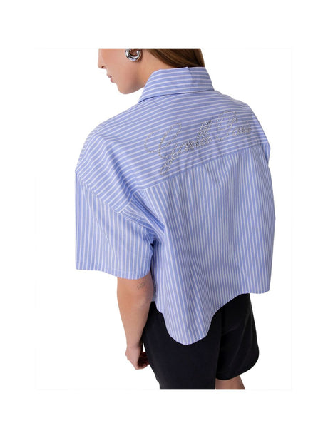 Camicia Gaelle M/C Donna - Azzurro