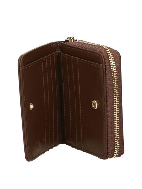 Portafoglio Gaelle MINI ZIP AROUND ESSENTIAL Donna - Marrone