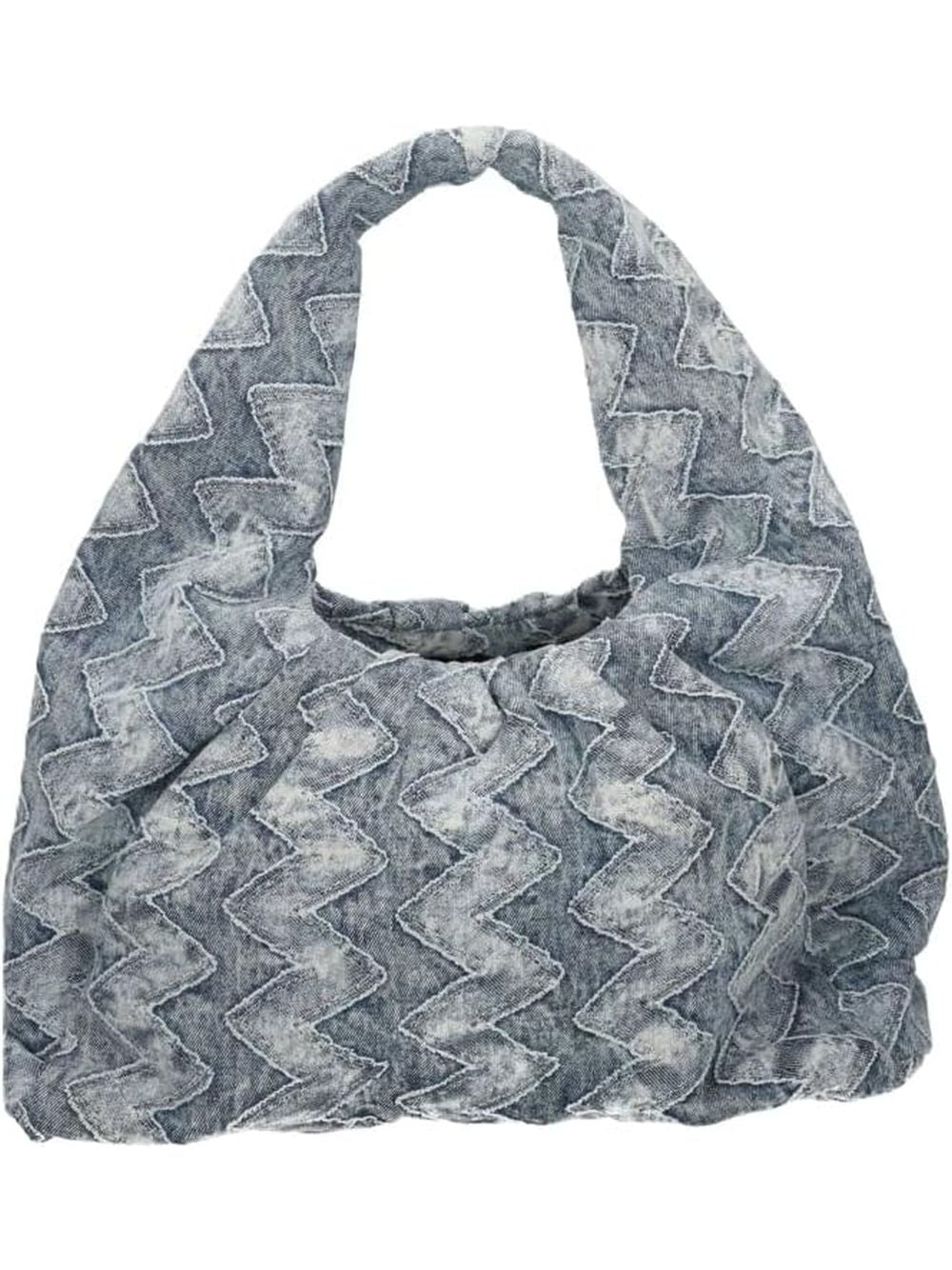 Borsa Gaelle MAXI SHOULDER STRAP DENIM Donna - Blu