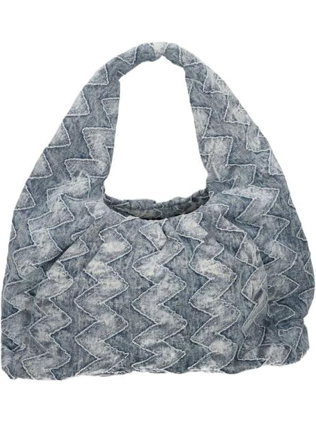Borsa Gaelle MAXI SHOULDER STRAP DENIM Donna - Blu