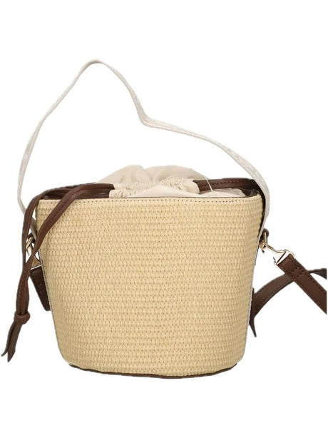 Borsa Gaelle MINI BUCKET CON MANICO JACQUARD Donna - Bianco