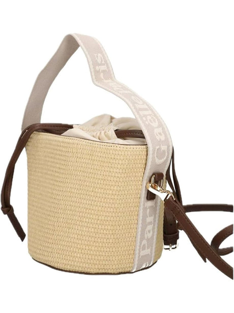 Borsa Gaelle MINI BUCKET CON MANICO JACQUARD Donna - Bianco