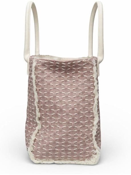 Borsa Gaelle MAXI SHOPPER RICAMO FIRMA Donna - Beige