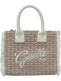 Borsa Gaelle REGULAR SHOPPER RICAMO FIRMA Donna - Beige