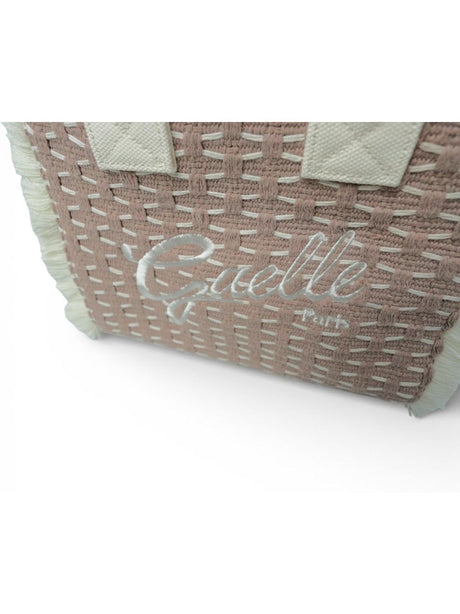 Borsa Gaelle REGULAR SHOPPER RICAMO FIRMA Donna - Beige