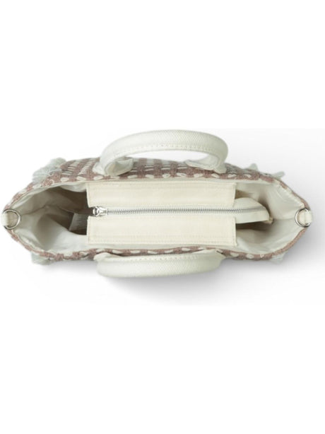 Borsa Gaelle REGULAR SHOPPER RICAMO FIRMA Donna - Beige