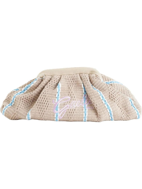 Borsa Gaelle MAXI POCHETTE RICAMO FIRMA ROSA Donna - Beige