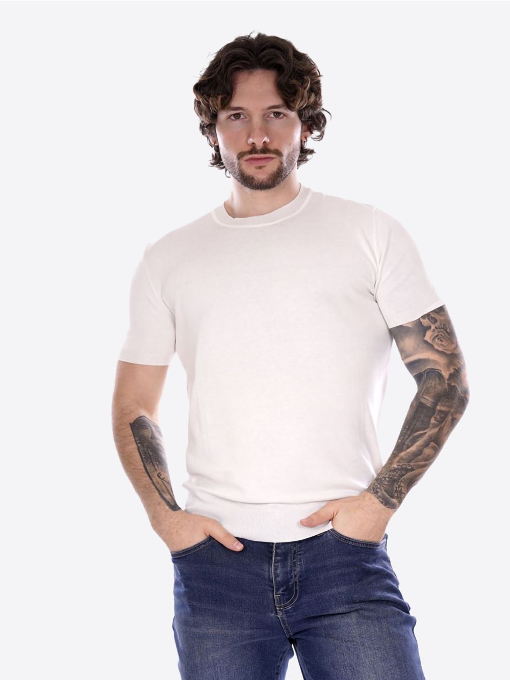 Pullover Gianni Lupo Uomo - Bianco
