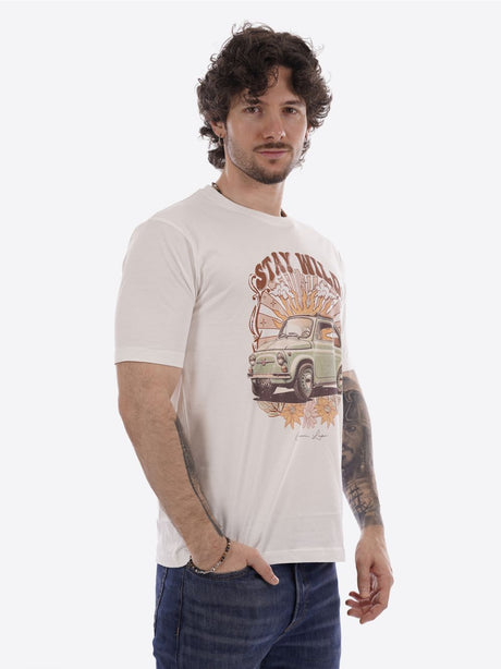 T-shirt Gianni Lupo Uomo - Bianco