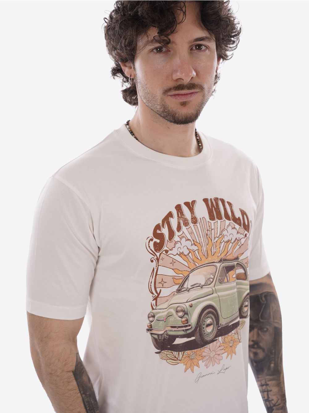 T-shirt Gianni Lupo Uomo - Bianco