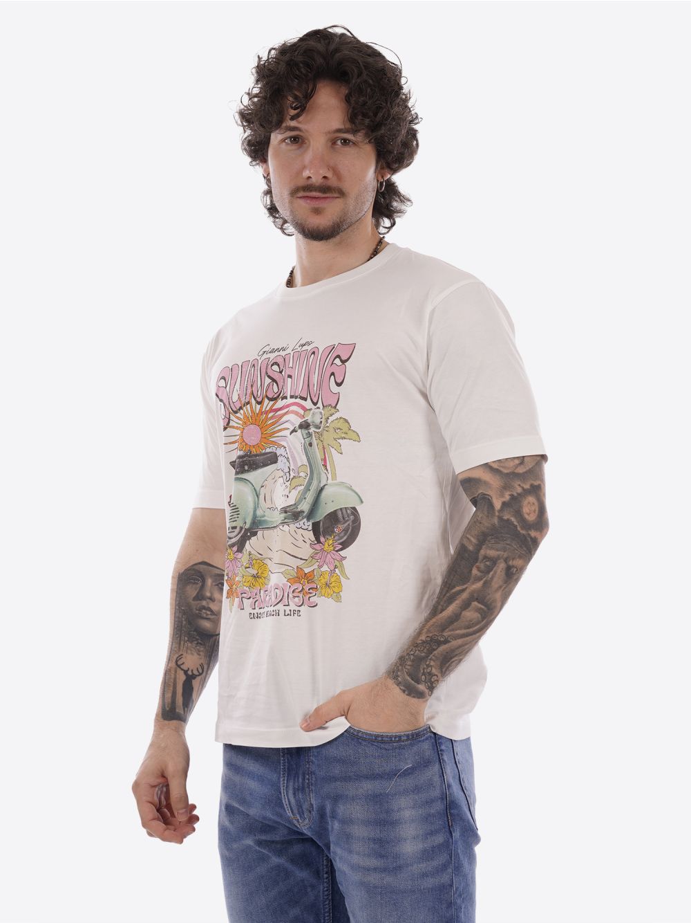 T-shirt Gianni Lupo Uomo - Bianco