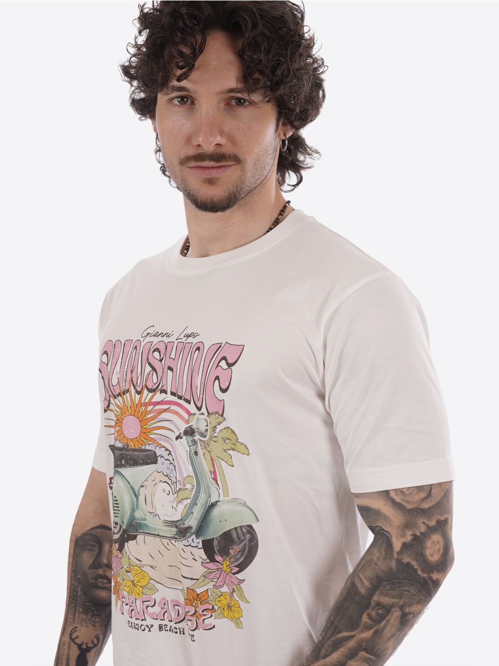 T-shirt Gianni Lupo Uomo - Bianco