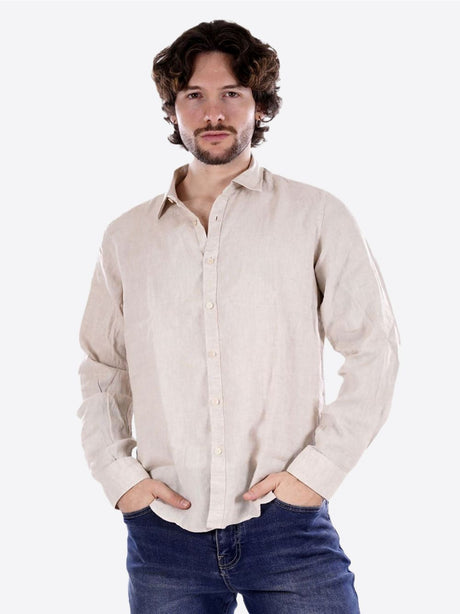 Camicia Gianni Lupo Uomo - Beige