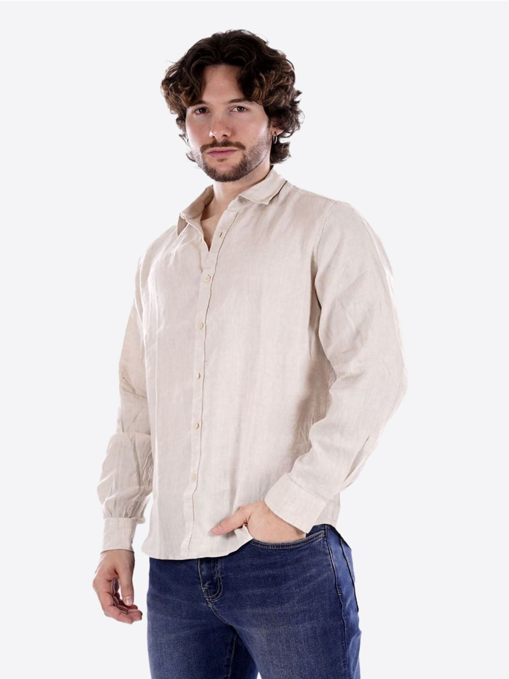 Camicia Gianni Lupo Uomo - Beige